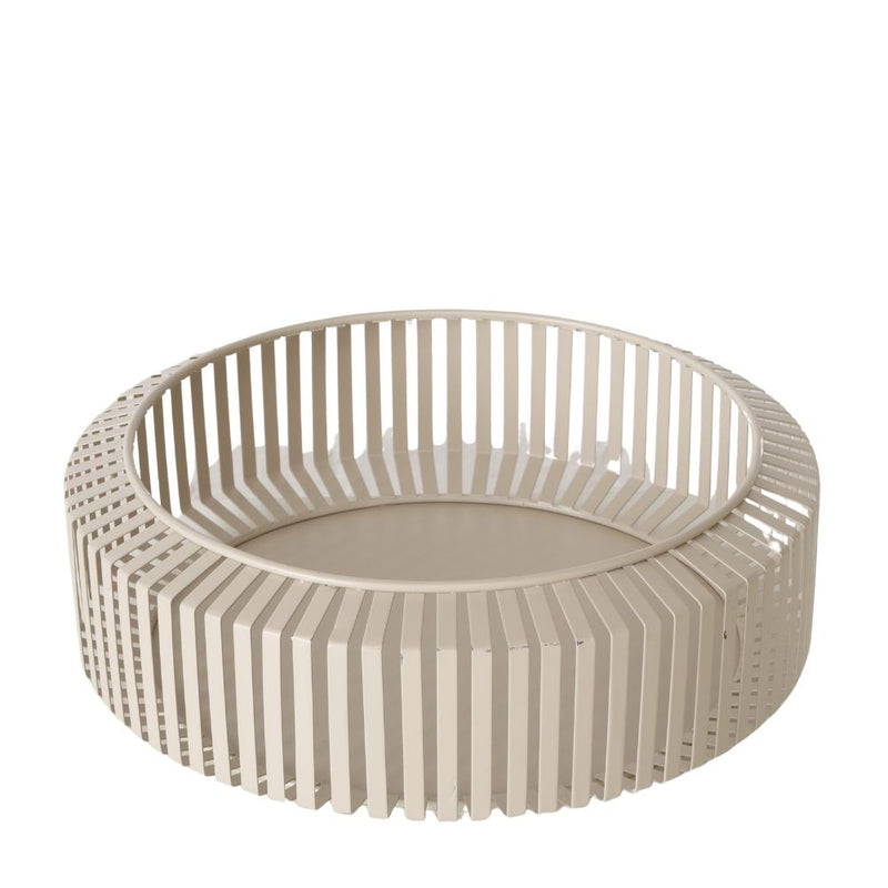 Dekoschale Alvar beige groß