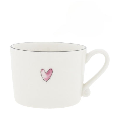 Bastion Collections Tasse Watercolour Rose Heart