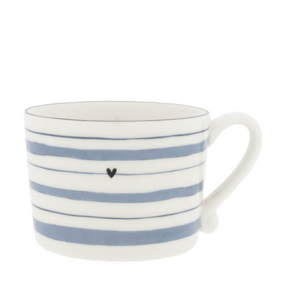 Bastion Collections Tasse Watercolour Blue Stripes