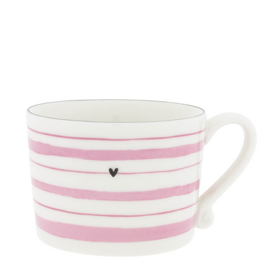 Bastion Collections Tasse Watercolour Rose Stripes