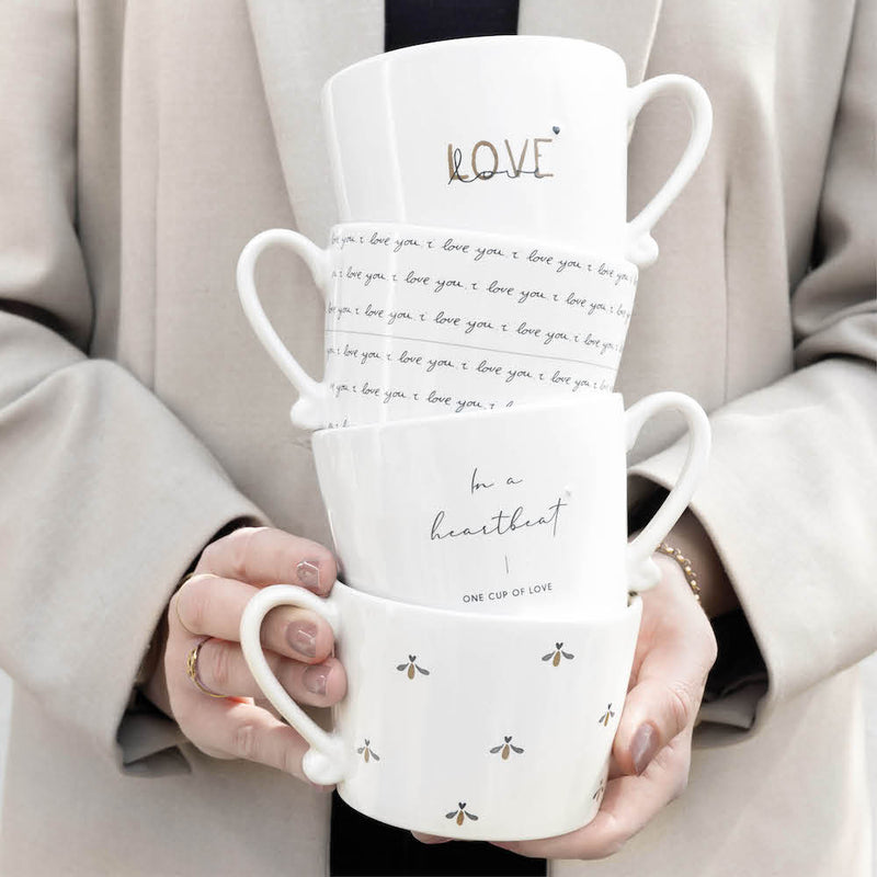 Bastion Collections Tasse Love Karamell