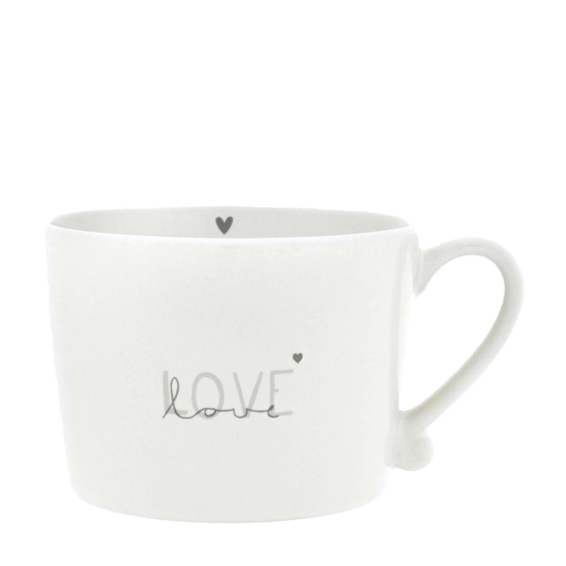 Bastion Collections Tasse Love Grau