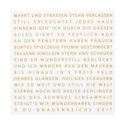 Räder Serviette Weihnachtsgedicht