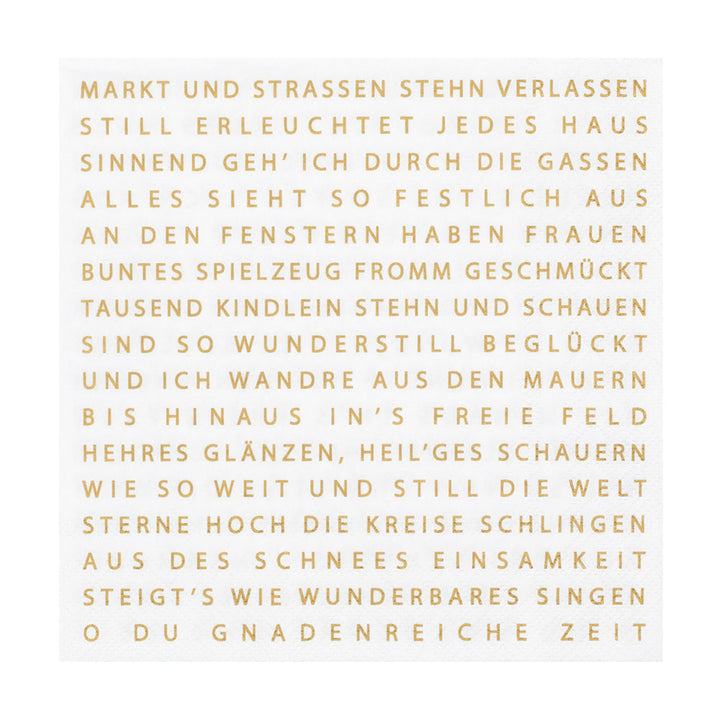 Räder Serviette Weihnachtsgedicht