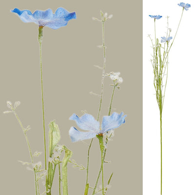 Ib Laursen Blume blau-weiß