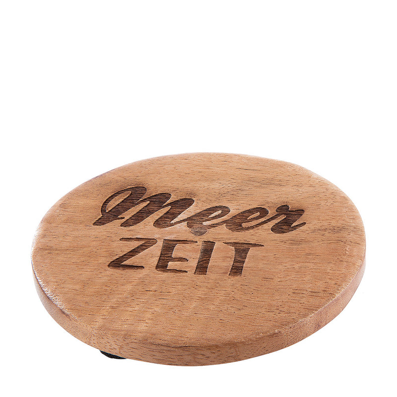 Untersetzer Meerzeit Mangoholz