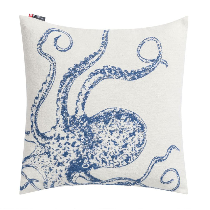 NOVA Kissenhülle Oktopus blau 50 x 50 cm