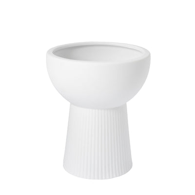 Storefactory LERYD Vase low white