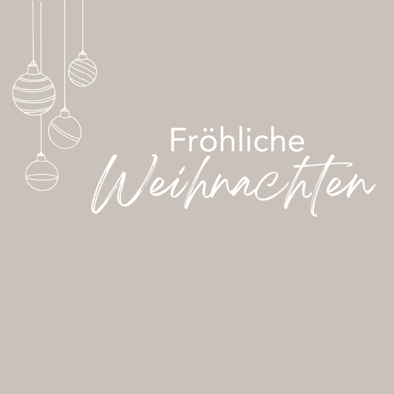 Gutschein - Fröhliche Weihnachten