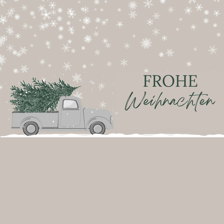 Gutschein - Frohe Weihnachten